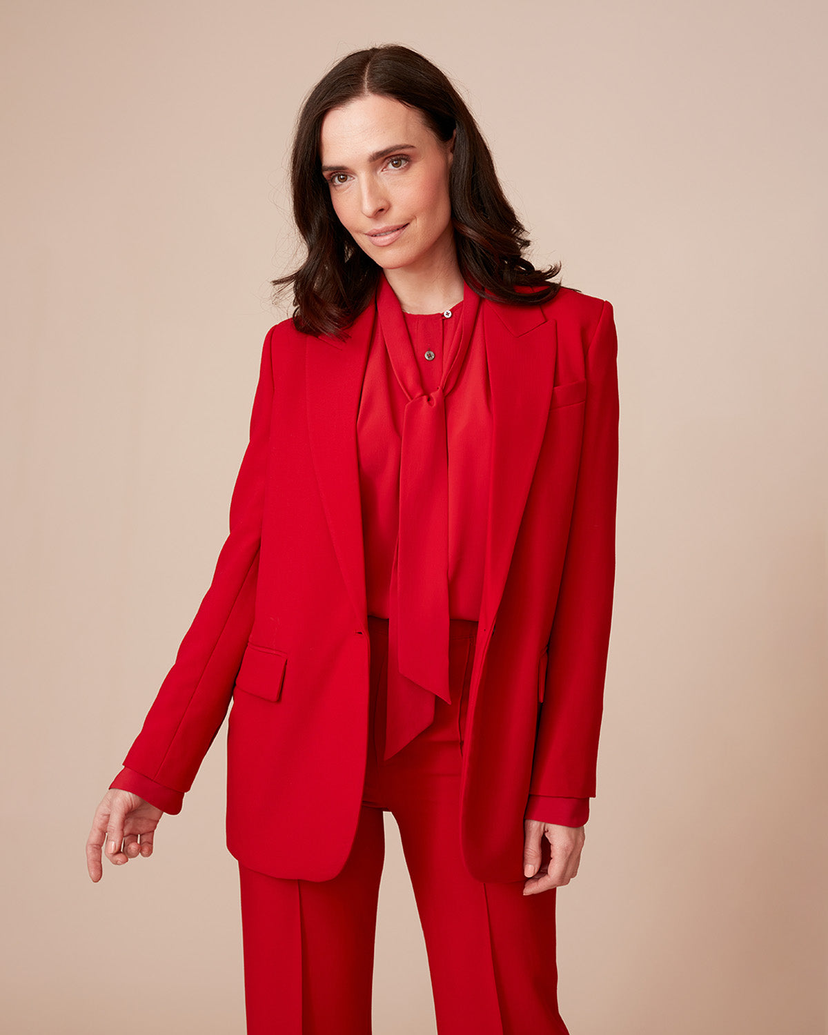 "#color_Ruby|Daphne is 5'9", wearing a size S