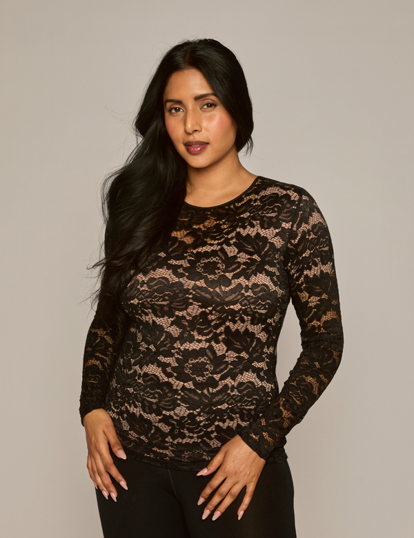 The Long Sleeve Lace Overlay – Numi