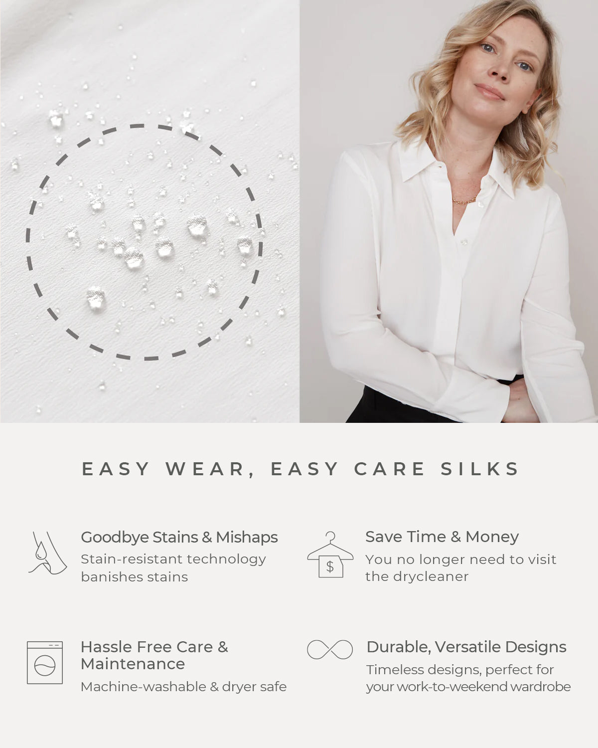 The Grace Removable-Tie Blouse