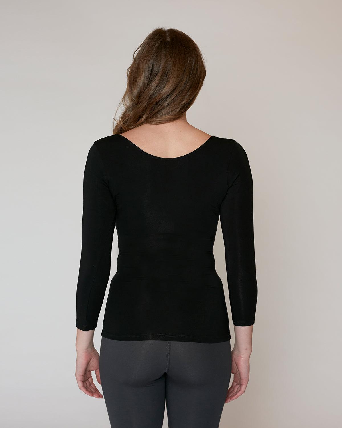 "#color_BLACK|Siobhan is 5'8.5" and wears a size S