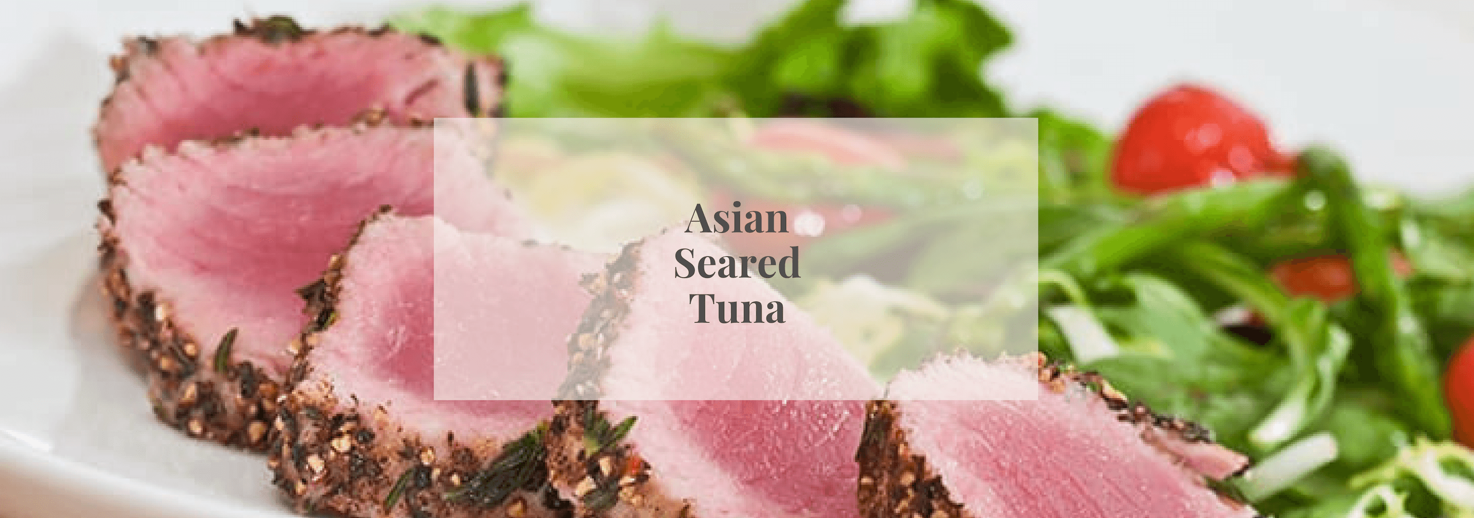 Asian Seared Tuna - Numi