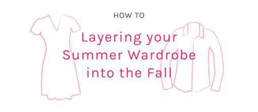 Bringing your summer wardrobe into Fall - Numi