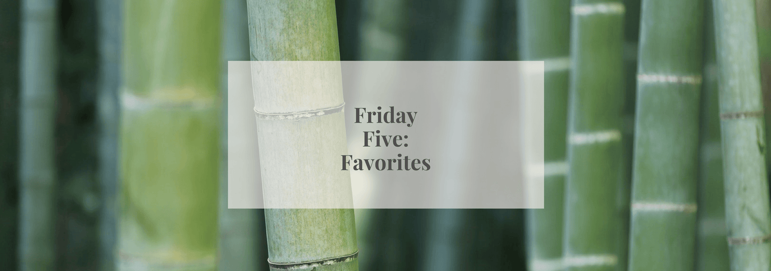 Friday Five: Favorites - Numi