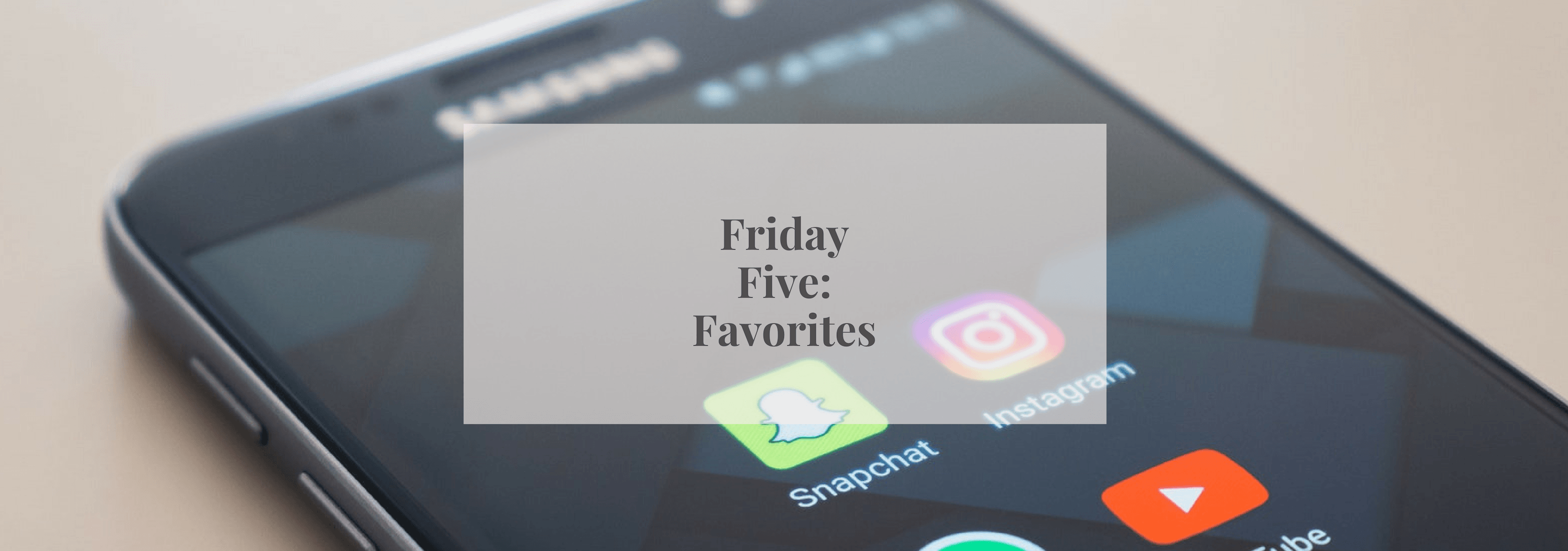 Friday Five - Numi