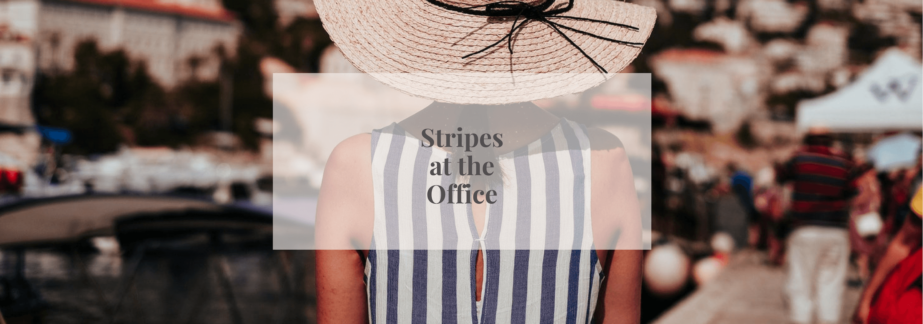 Wearing Stripes at the Office - Numi