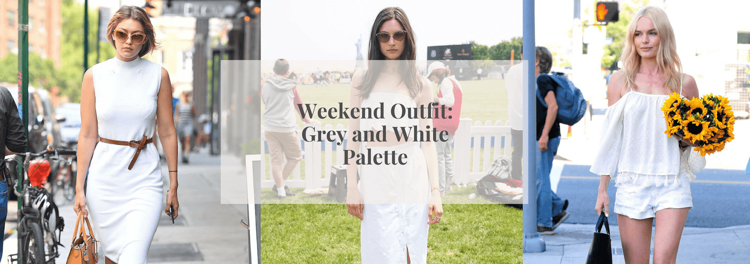 Weekend Outfit: Grey and White Palette - Numi