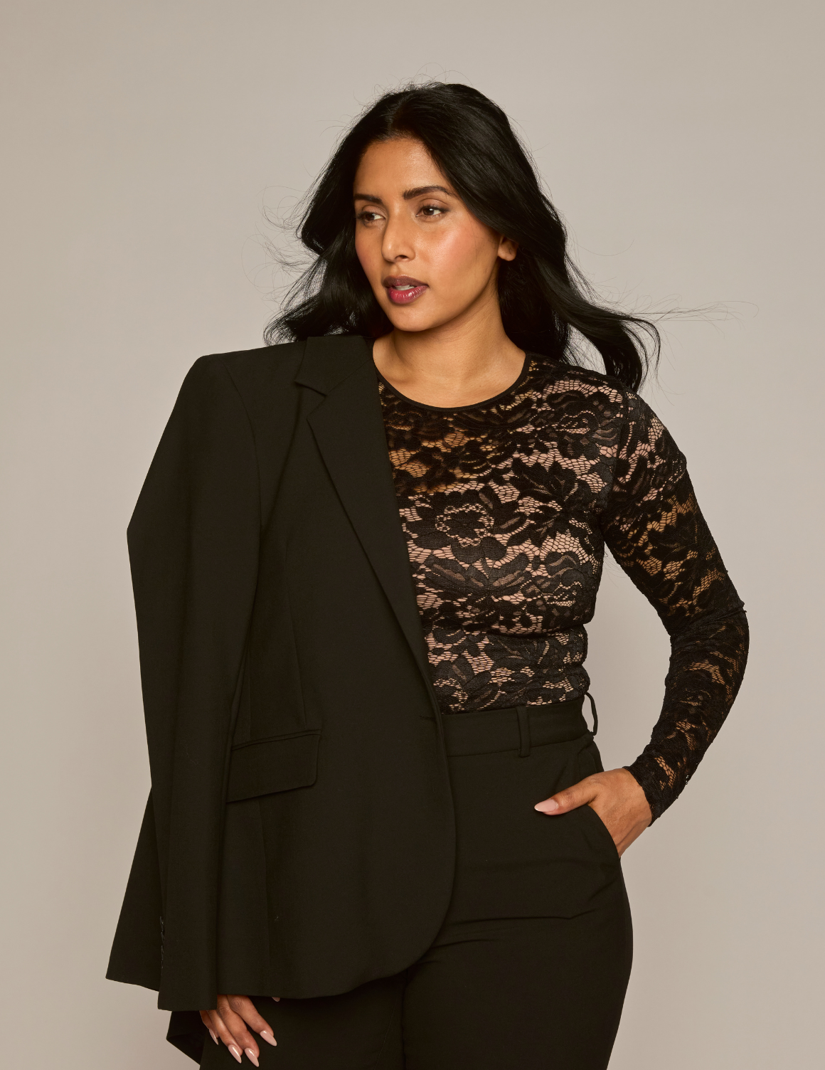 The Long Sleeve Lace Overlay – Numi