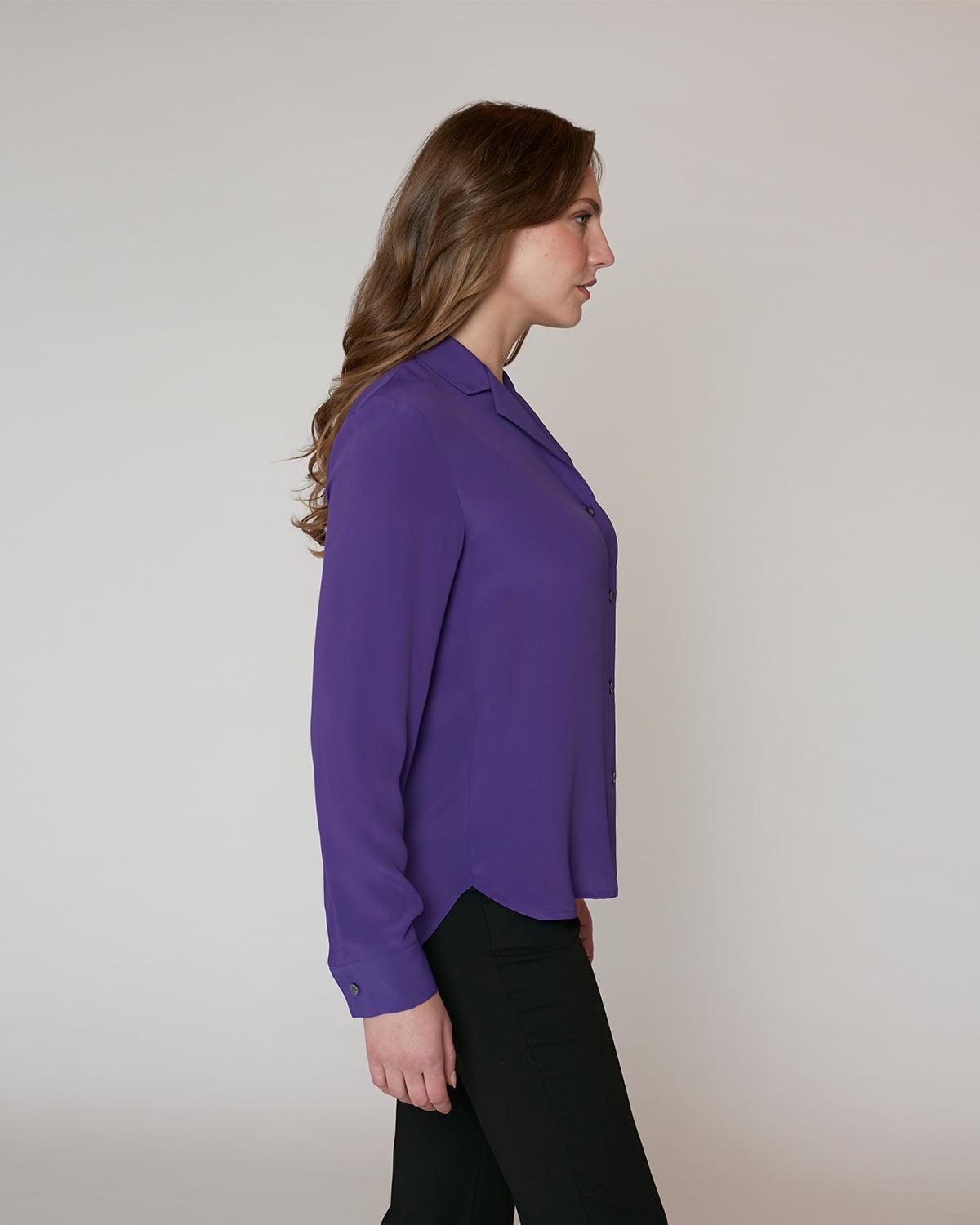 "#color_AMETHYST| Siobhan is 5'8.5", wearing a size S