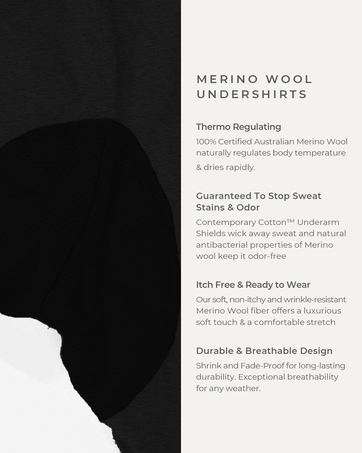 The Merino Wool Turtleneck Undershirt - Numi